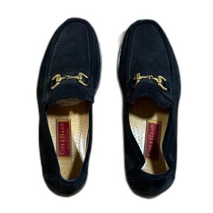 Cole Haan City Men’s Loafers – Size 9½ – Black Suede – Red Label / Vintage – GUC